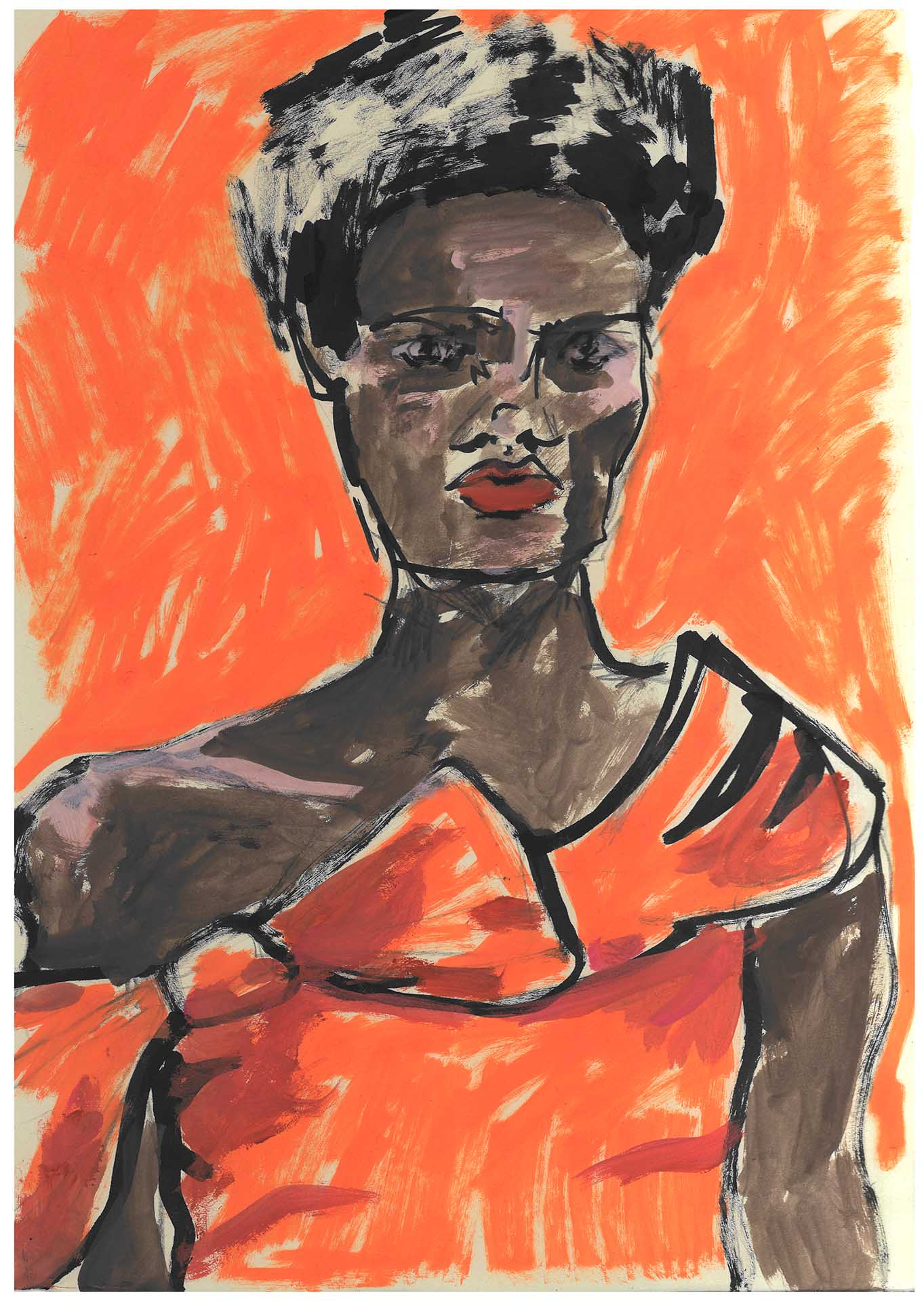 fashion Illustration, Molly Goddard Autumn Winter 2021