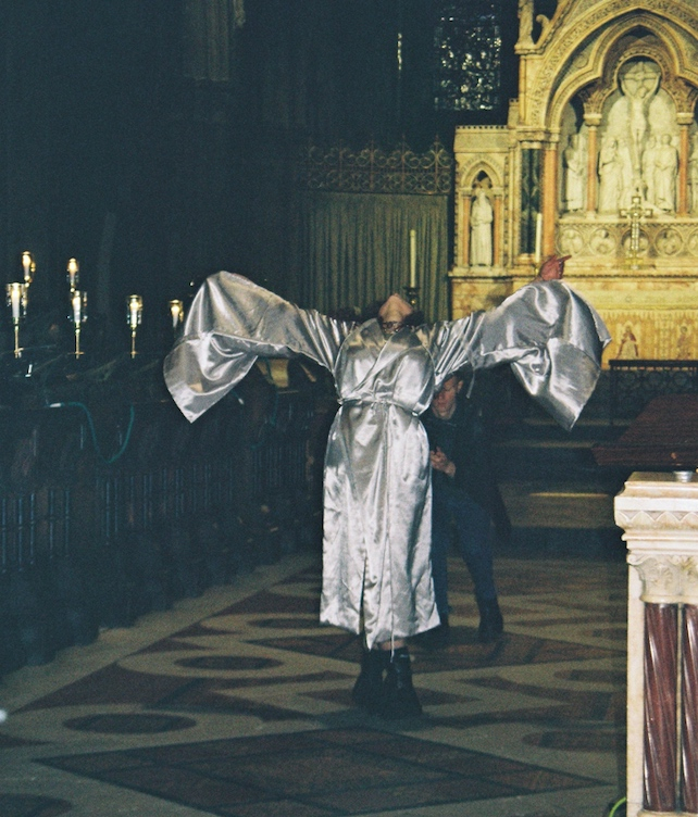 Echo dancing in cathedral