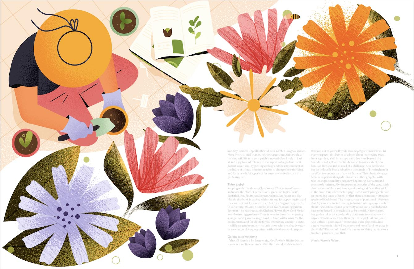 Editorial illustration - Green dreams