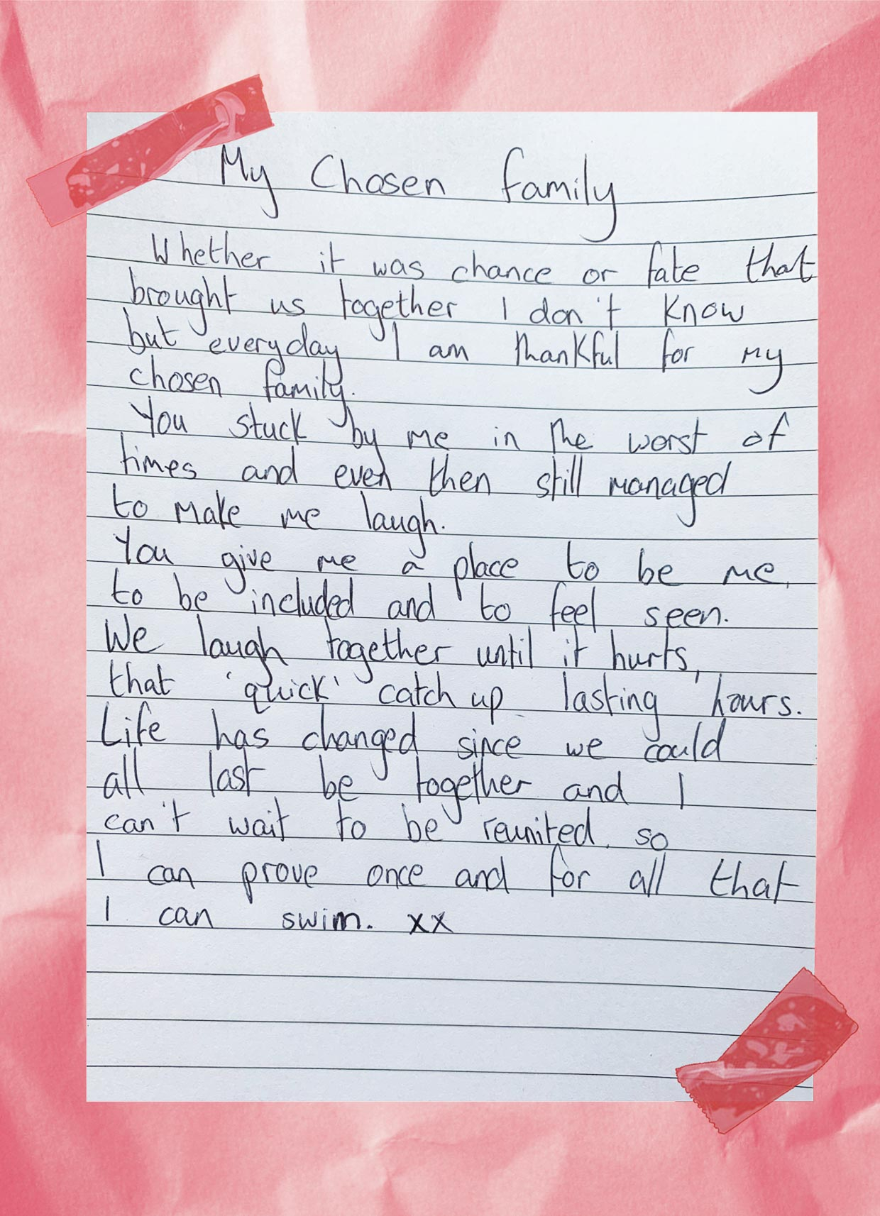 Letter from Anonymous