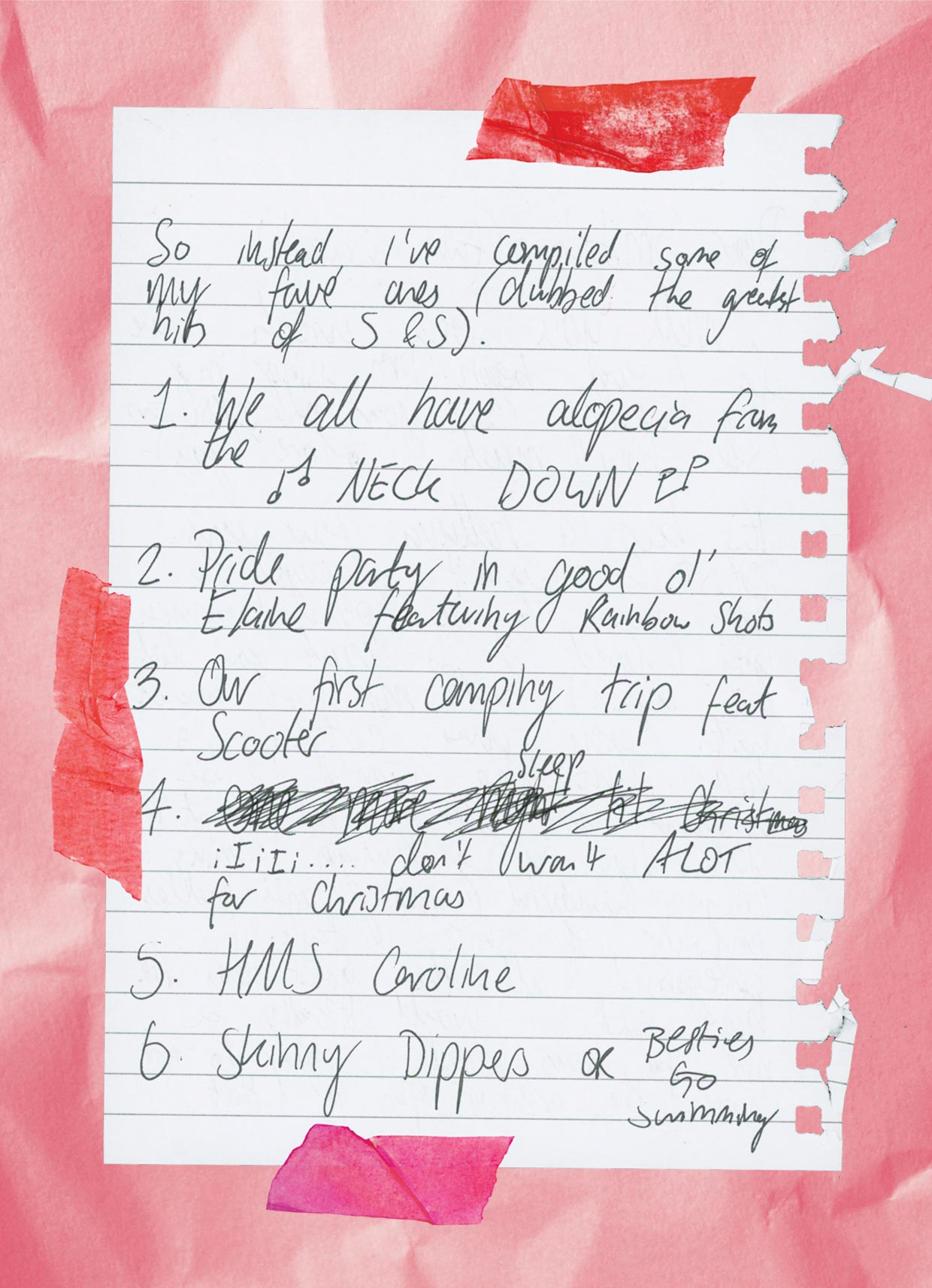Letter from Ska to Sarah middle page