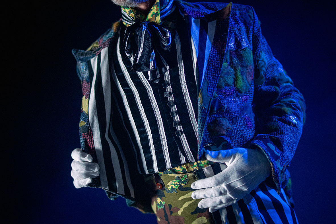 Close up of Prospero the Enchanter's waistcoat.