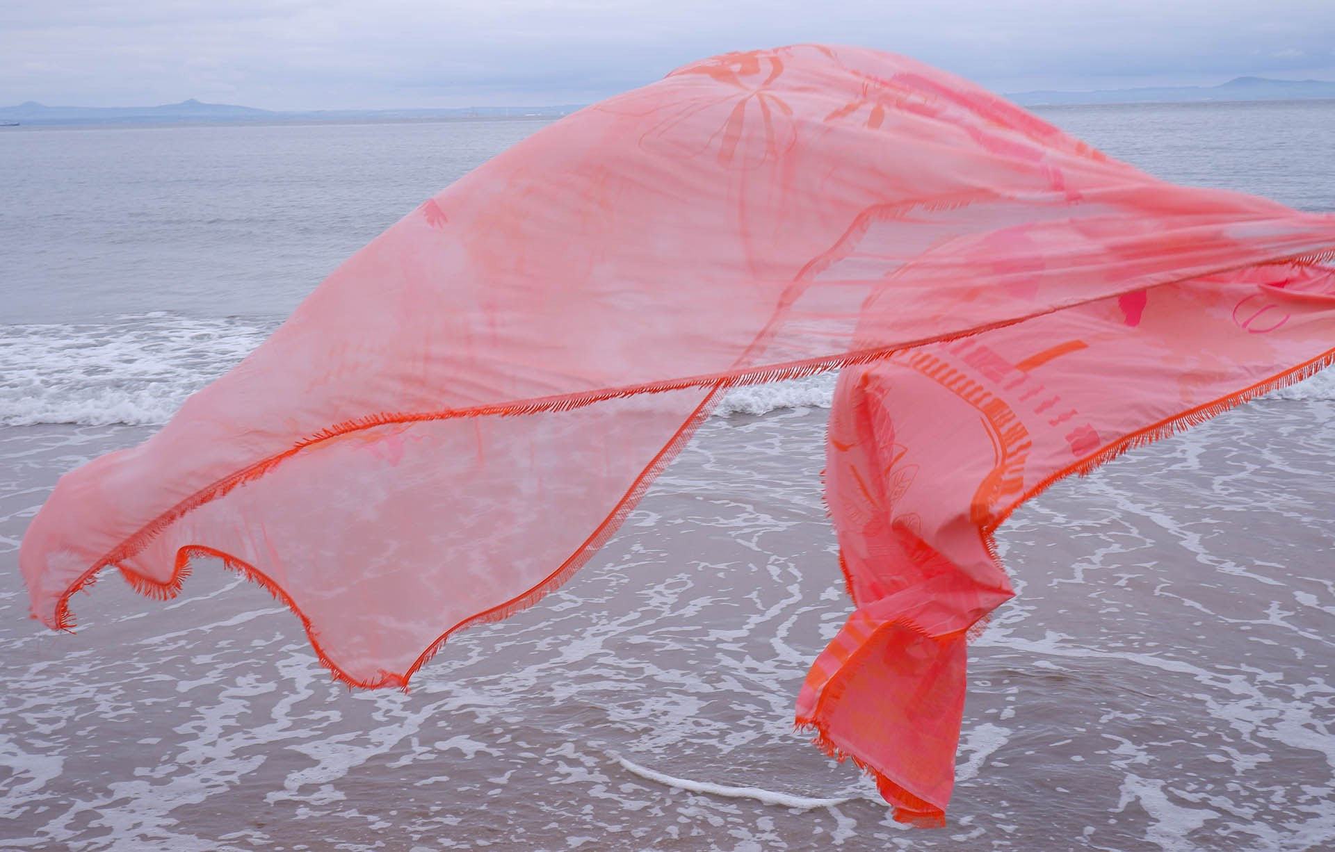 An image of my showpiece photographed in the wind at the beach to create an ethereal effect