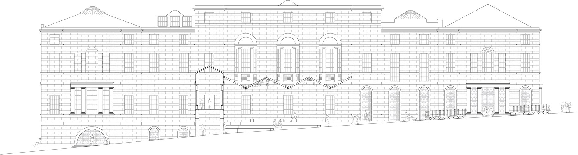 Street elevation drawing