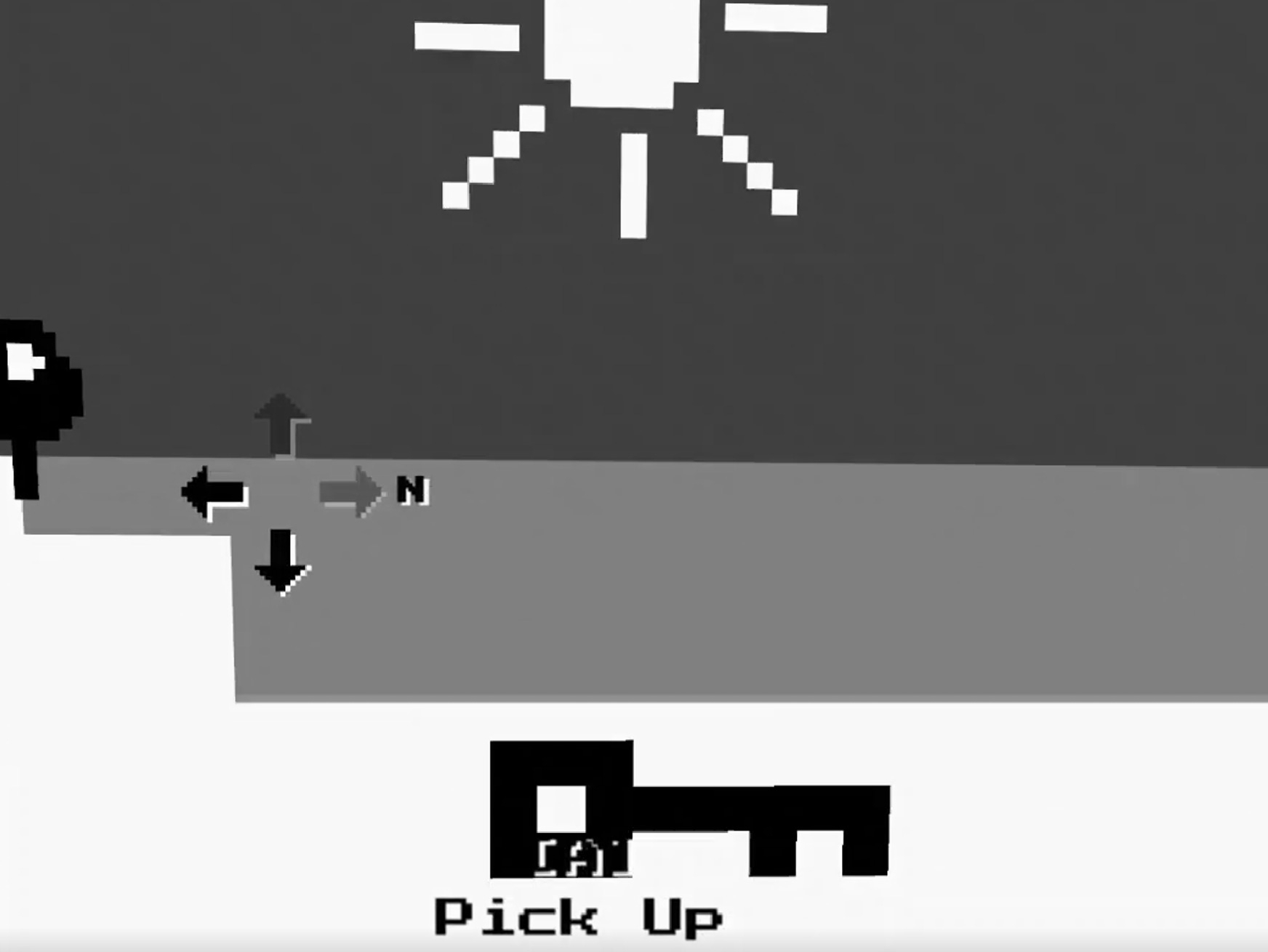 The Curse of the Cursor - B&W - Key Pick Up