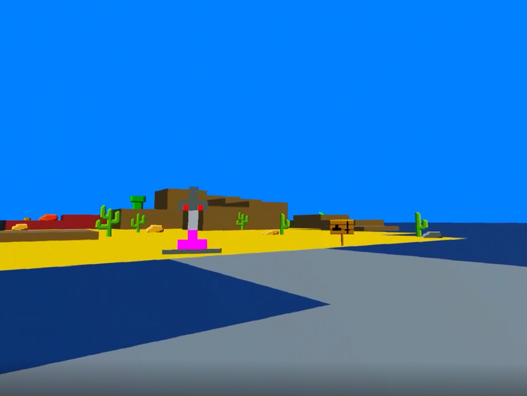 The Curse of the Cursor - Flat 2D - 256 Colors - Mario Island