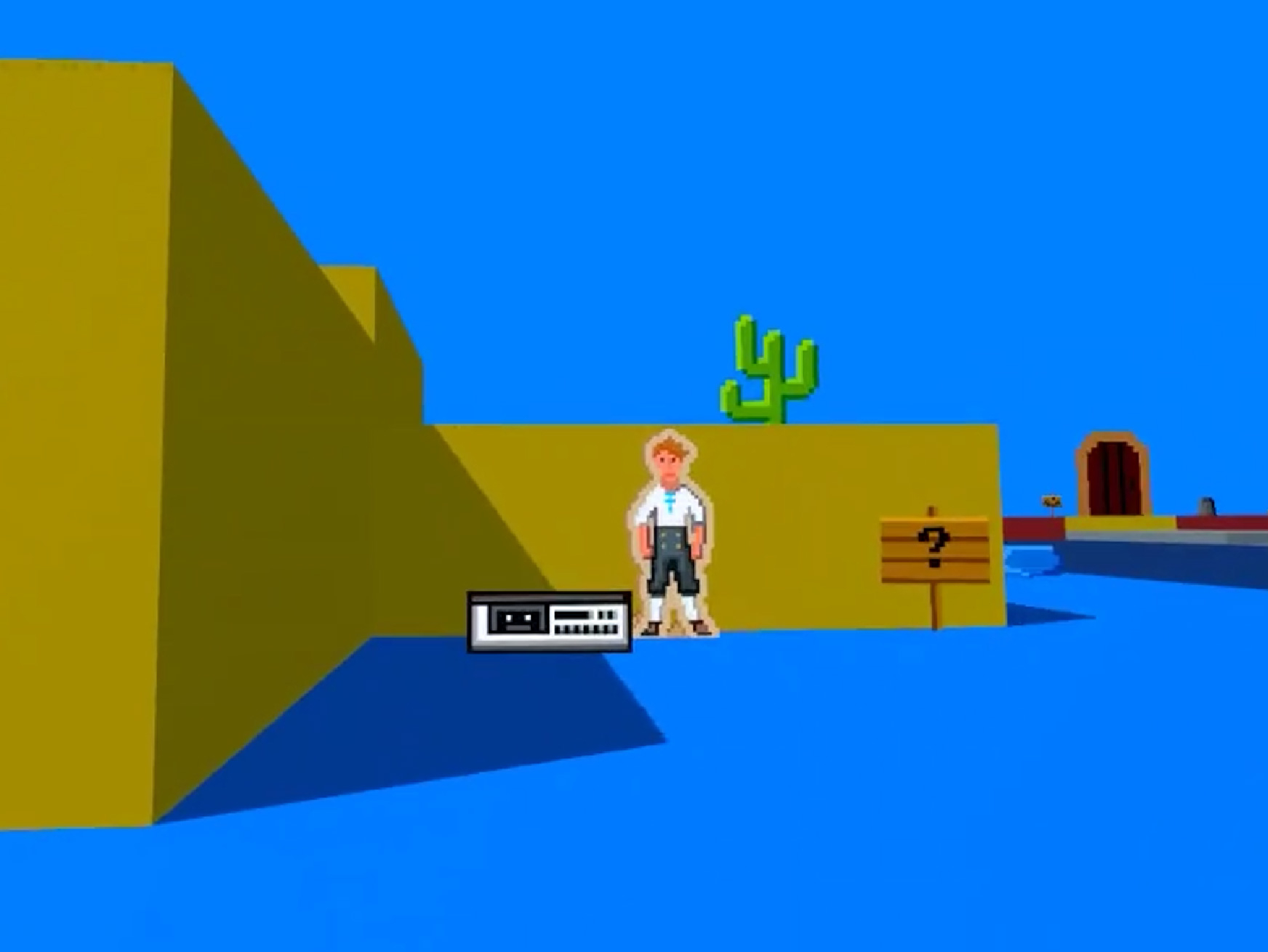 The Curse of the Cursor - Flat 2D - 256 Colors - Guybrush