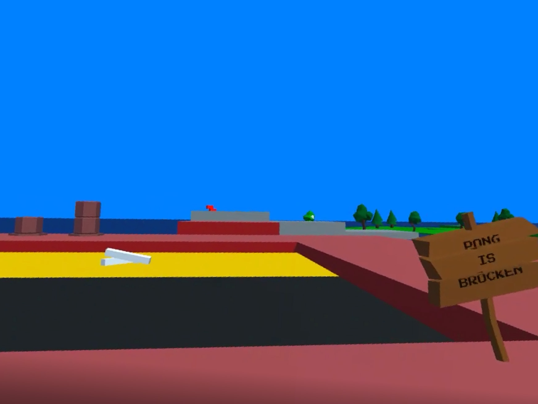 The Curse of the Cursor - Full 3D - Full Colors - Pong Is Brocken