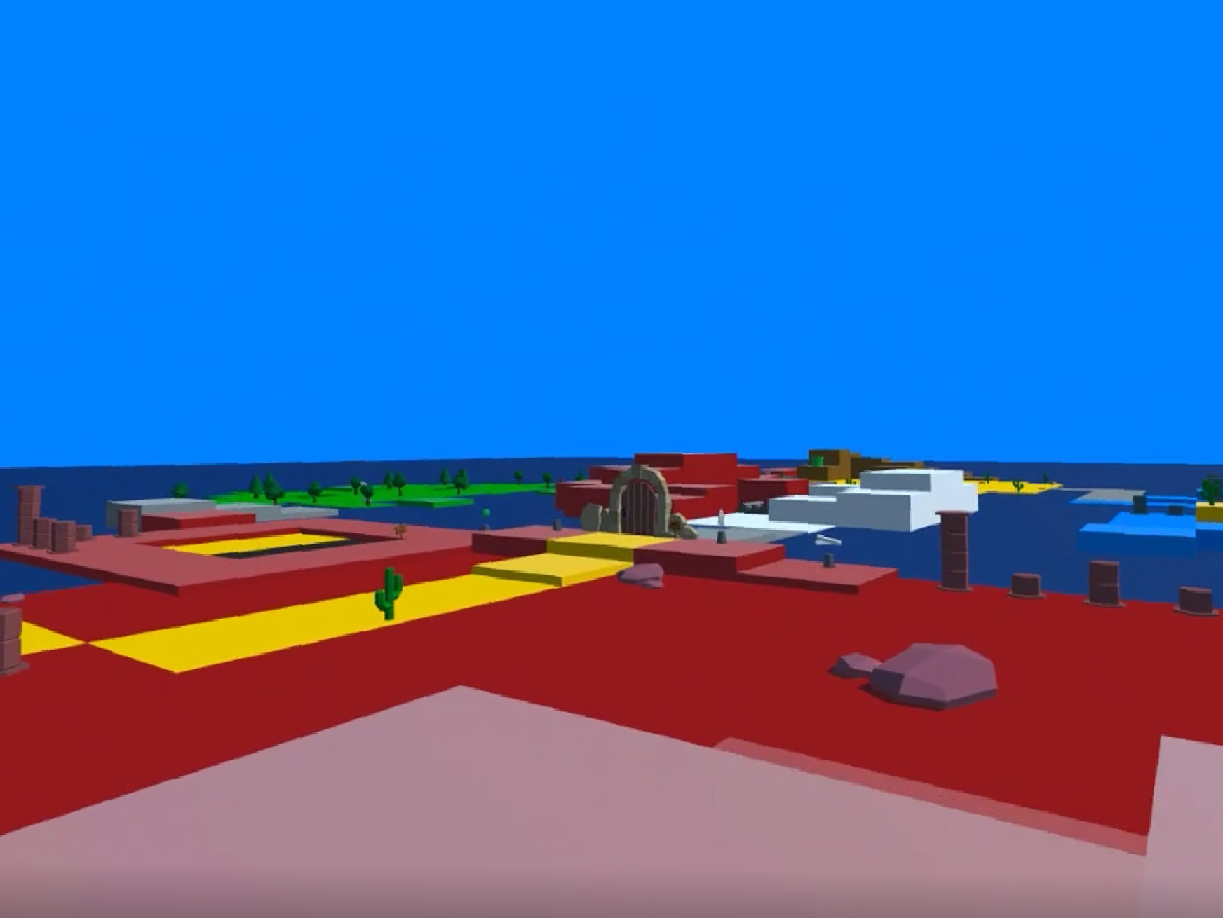 The Curse of the Cursor - Full 3d - Full Colors - View From the Volcano