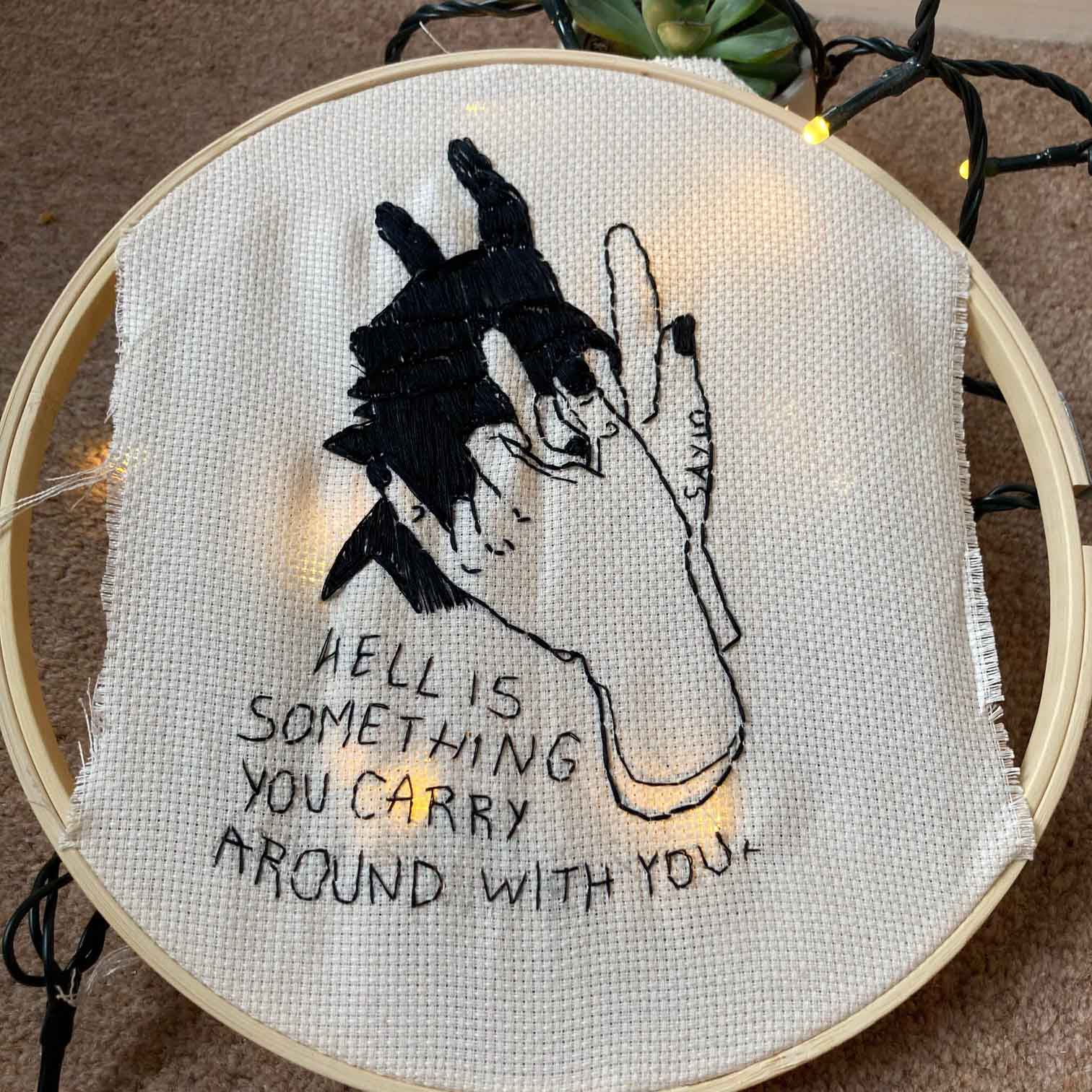 Embroidery illustration