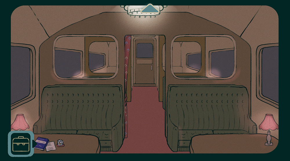 steam train interior