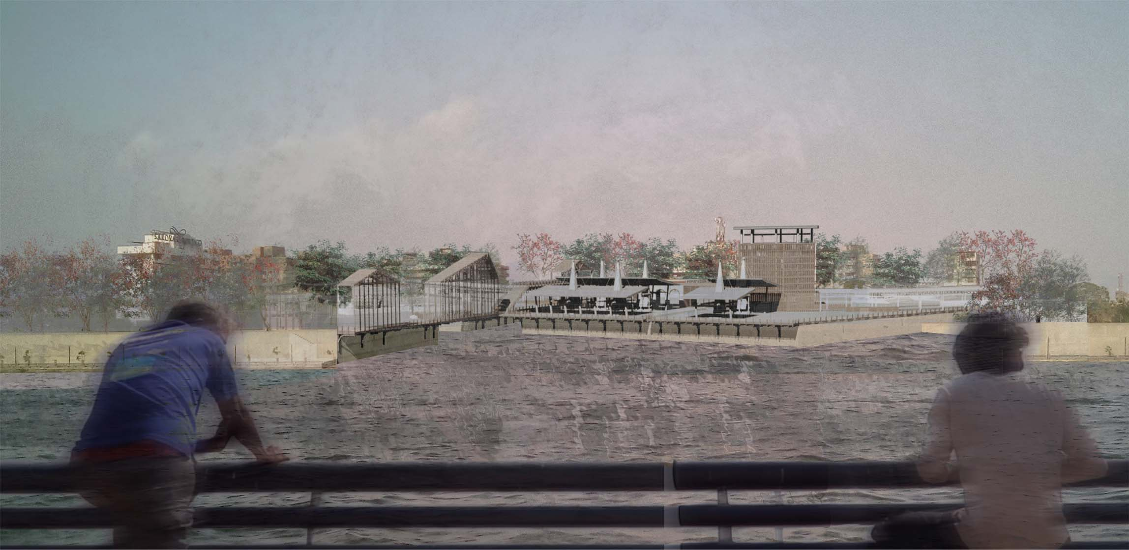 Dandi Crematorium Riverfront Render