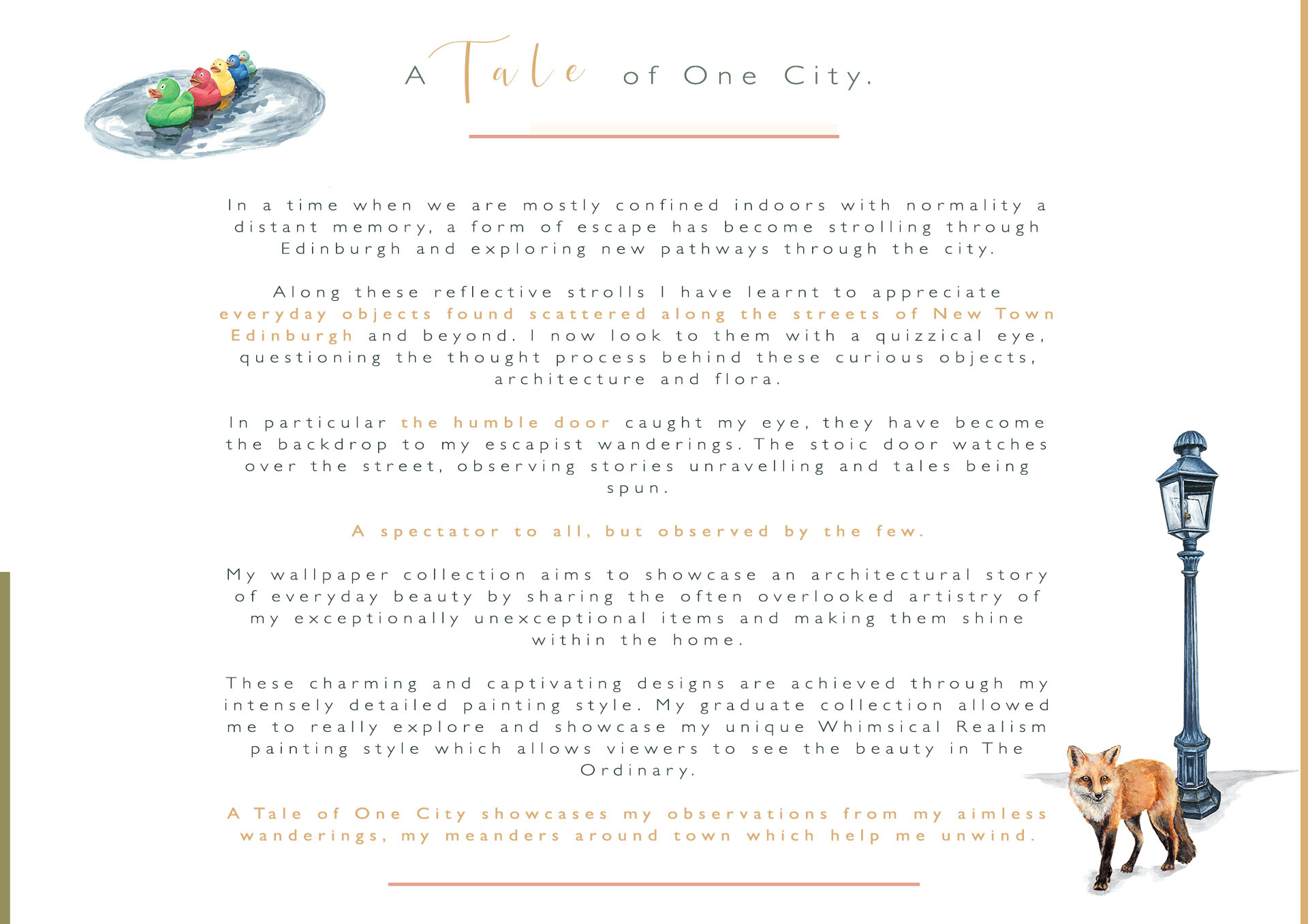 Graduate Collection statement