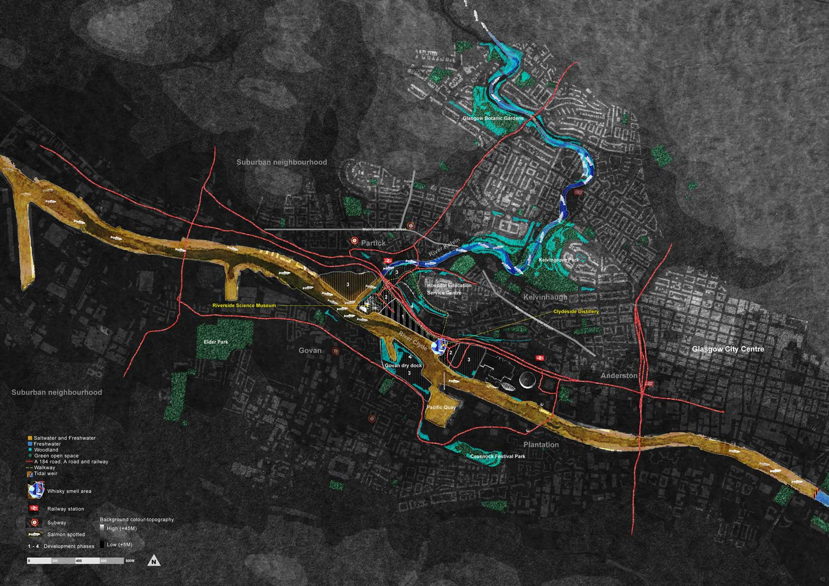 Inventory map of Glasgow's waterfront