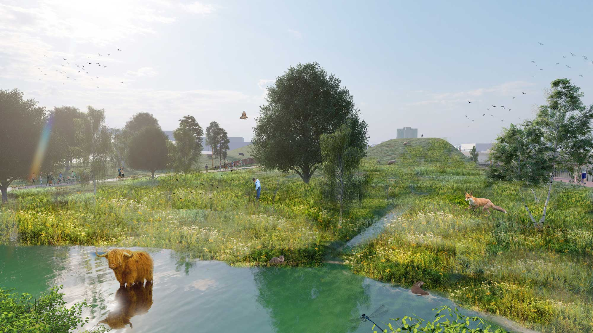 Water Haha Garden (SuDS)