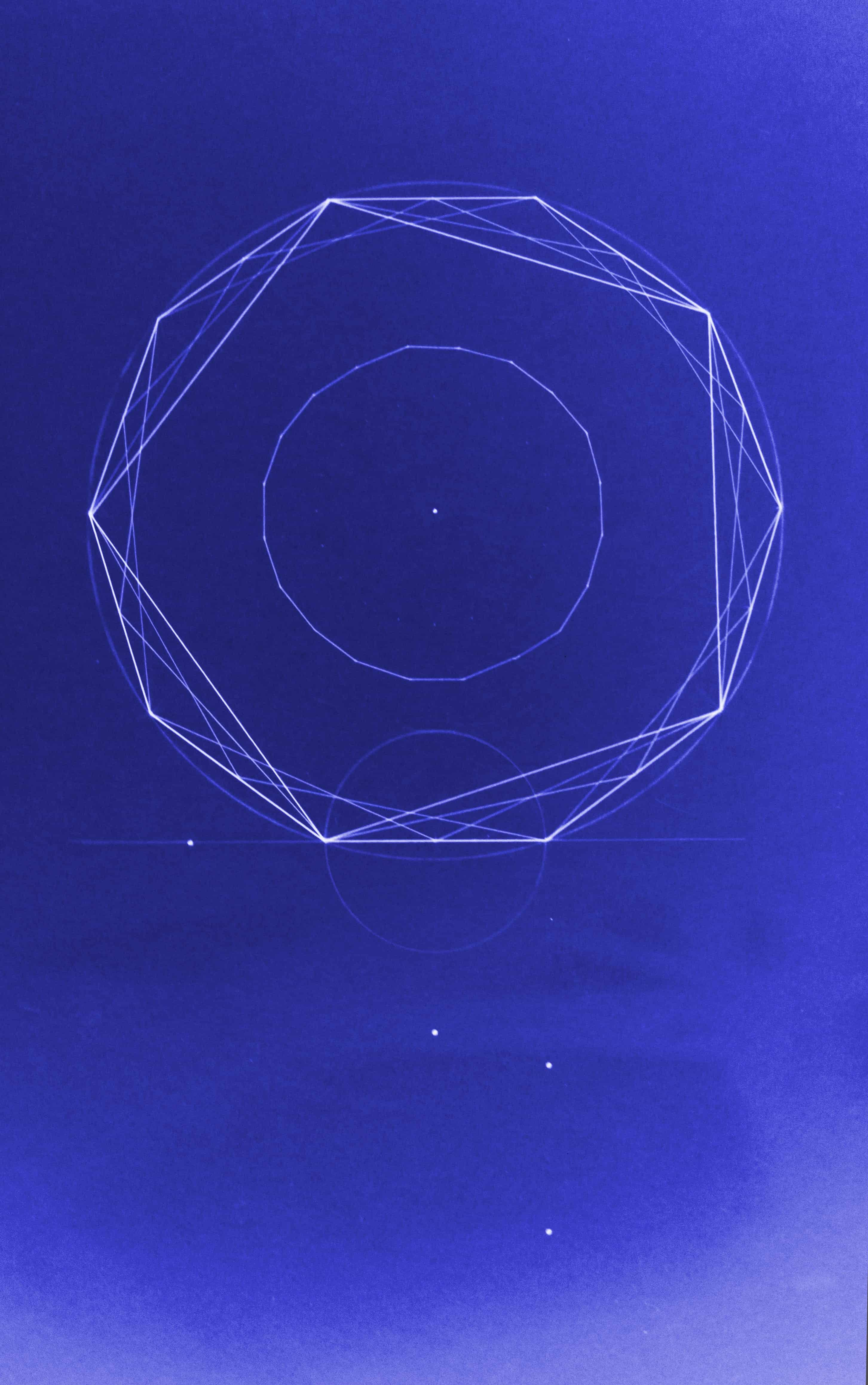 to draw a circle one must pierce the page