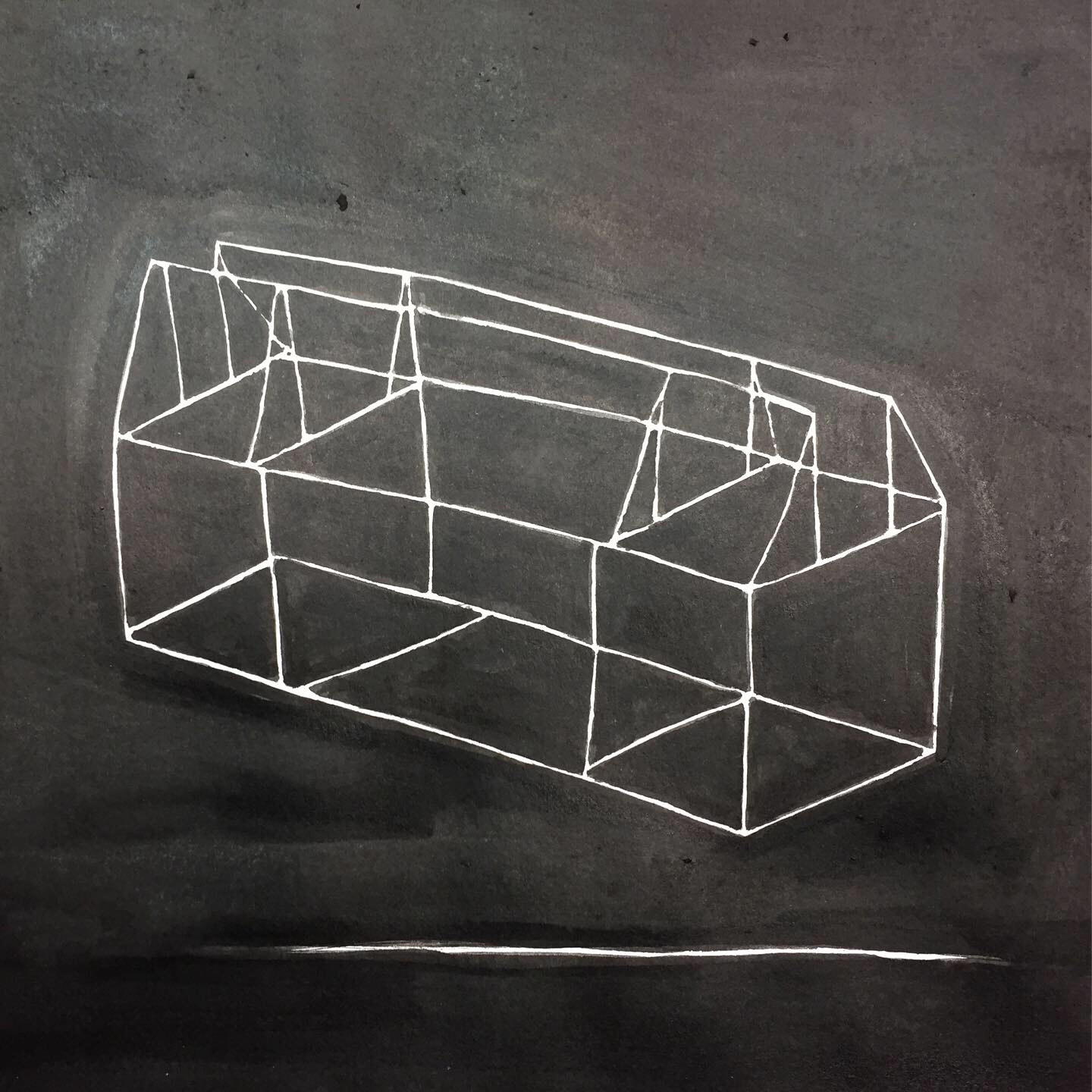 A barn like structure before cladding.