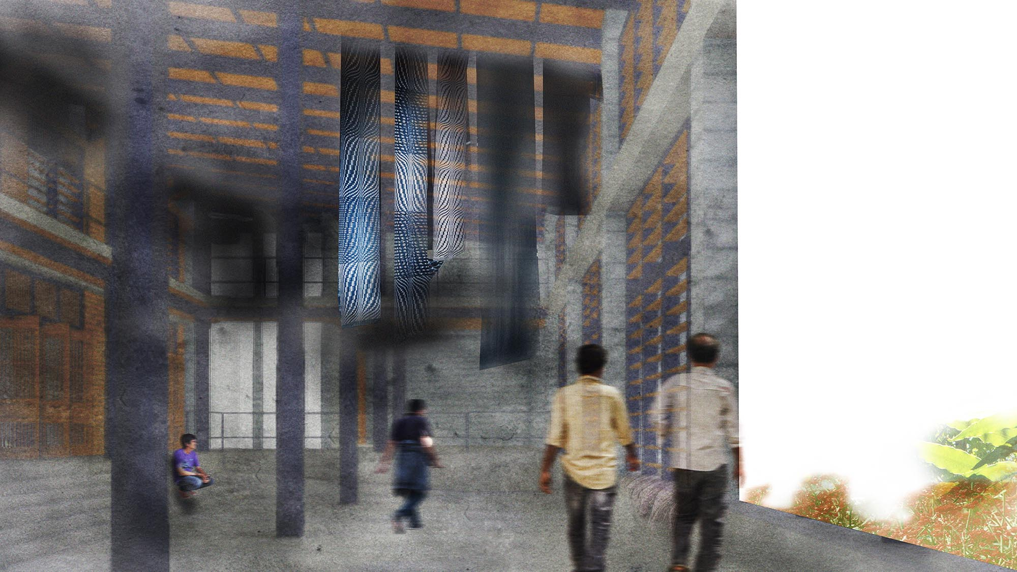 Gujarat Dye Institute Interior Visualisation 