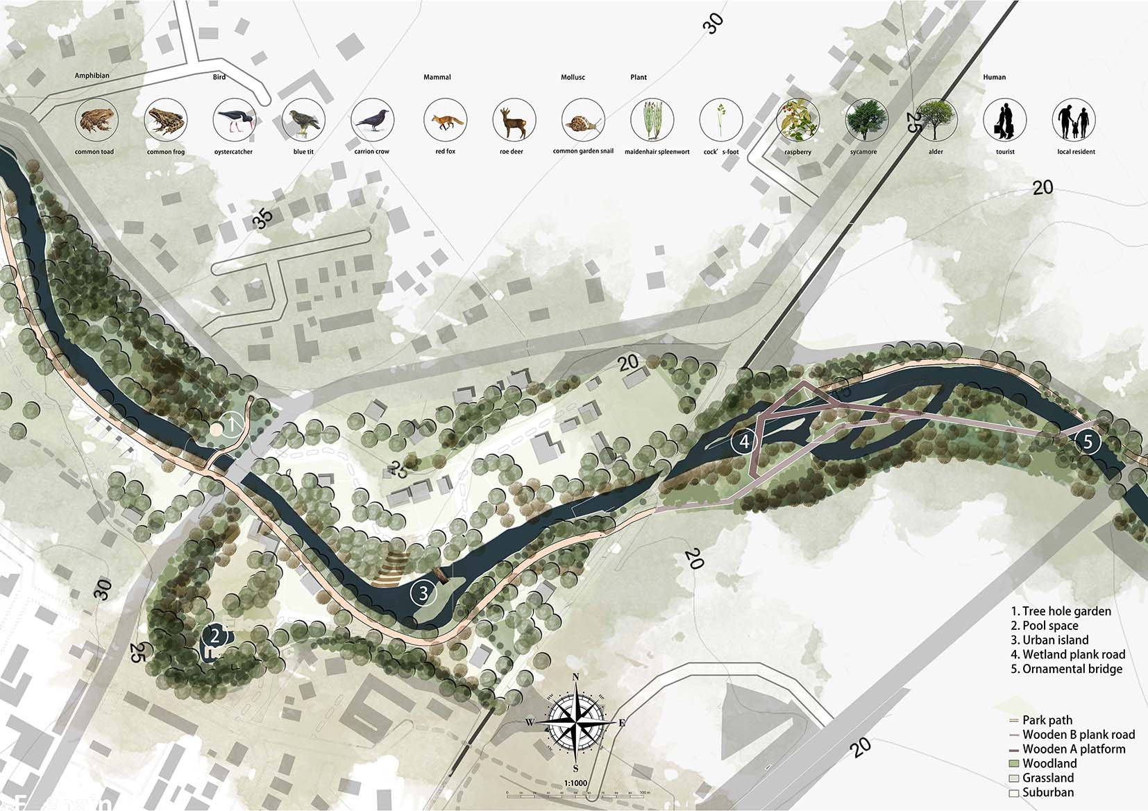 MATER PLAN-ISLAND 2-RIVER AND PARK