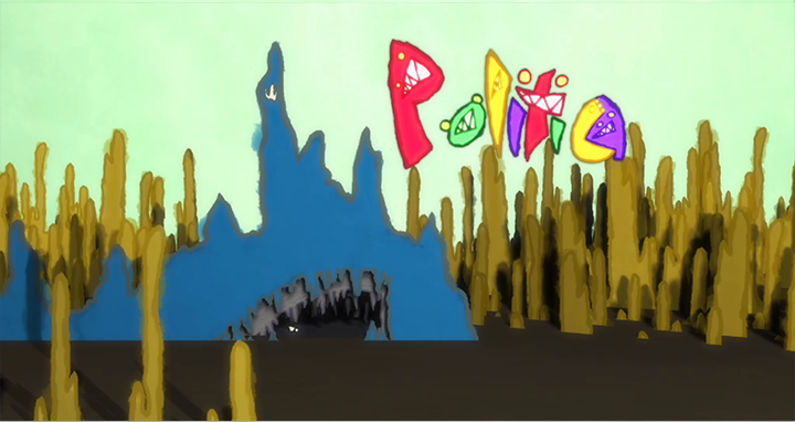 My opening shot of my thesis film containing the title. 