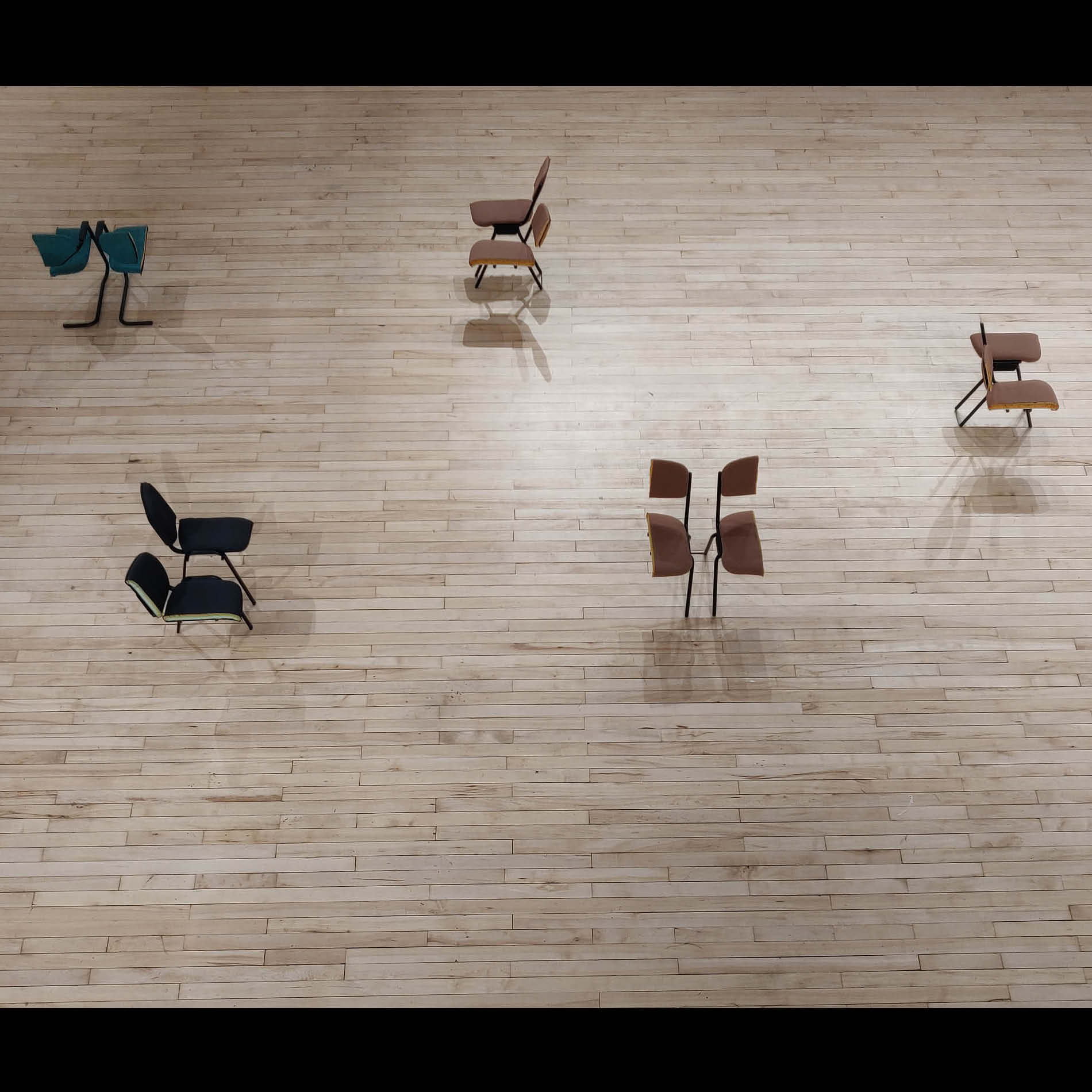 Waiting for Beckett. Still of a performance. Edinburgh December 2020