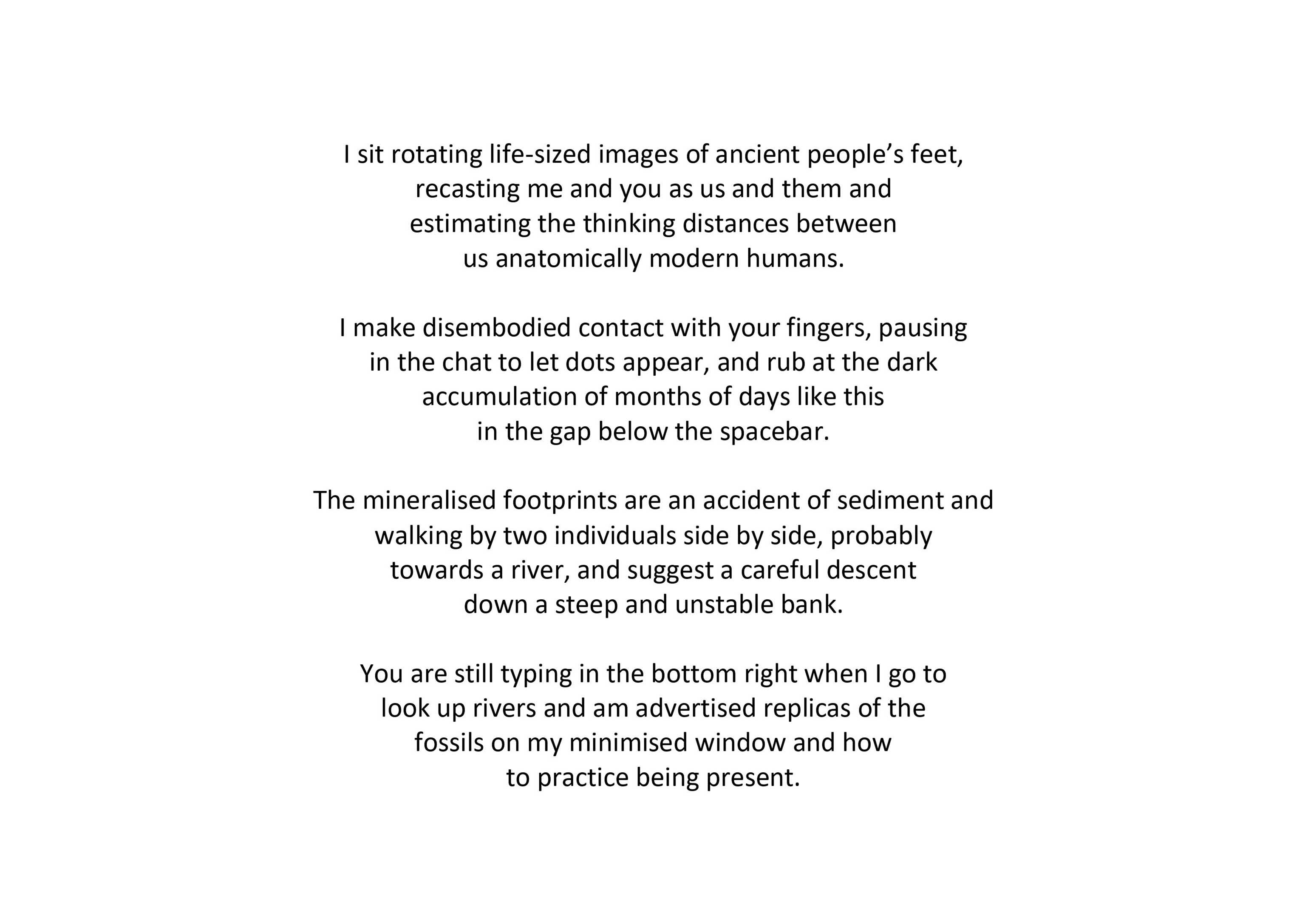 Whatever forgotten river, poem