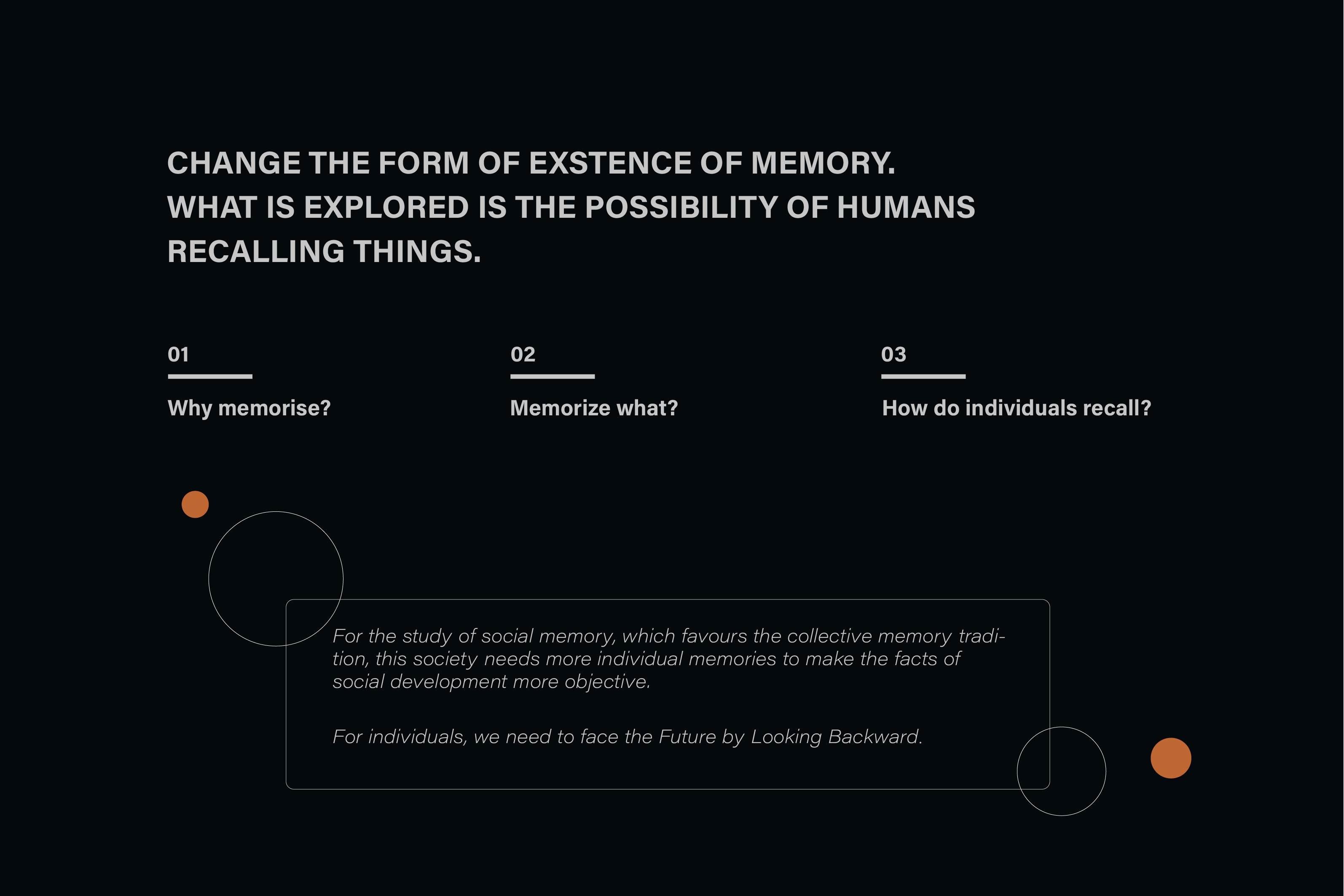 Design for human memory - A multi-sensory exploration of the possibilities of human recall