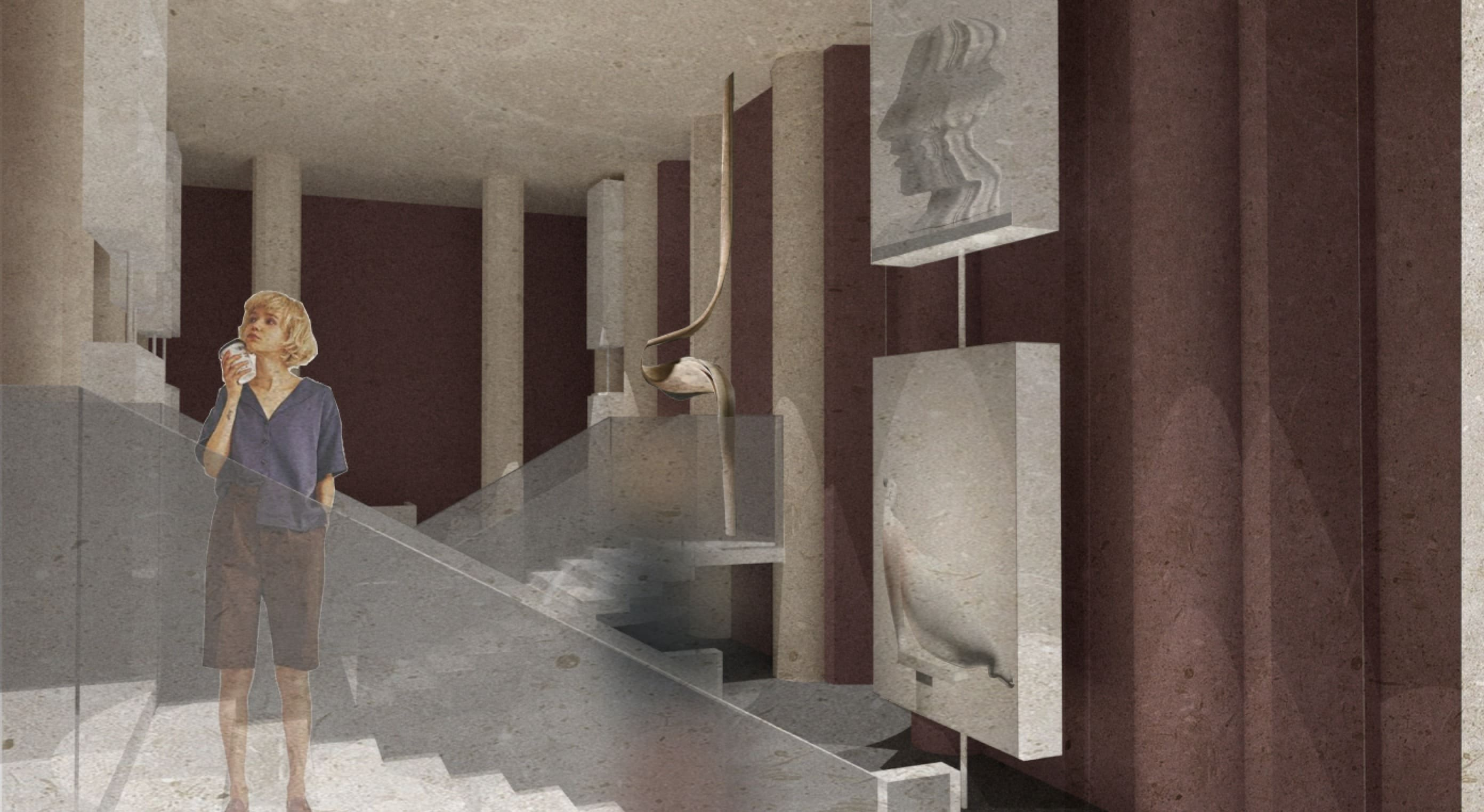 This is an exciting rendering of the Social Gallery!