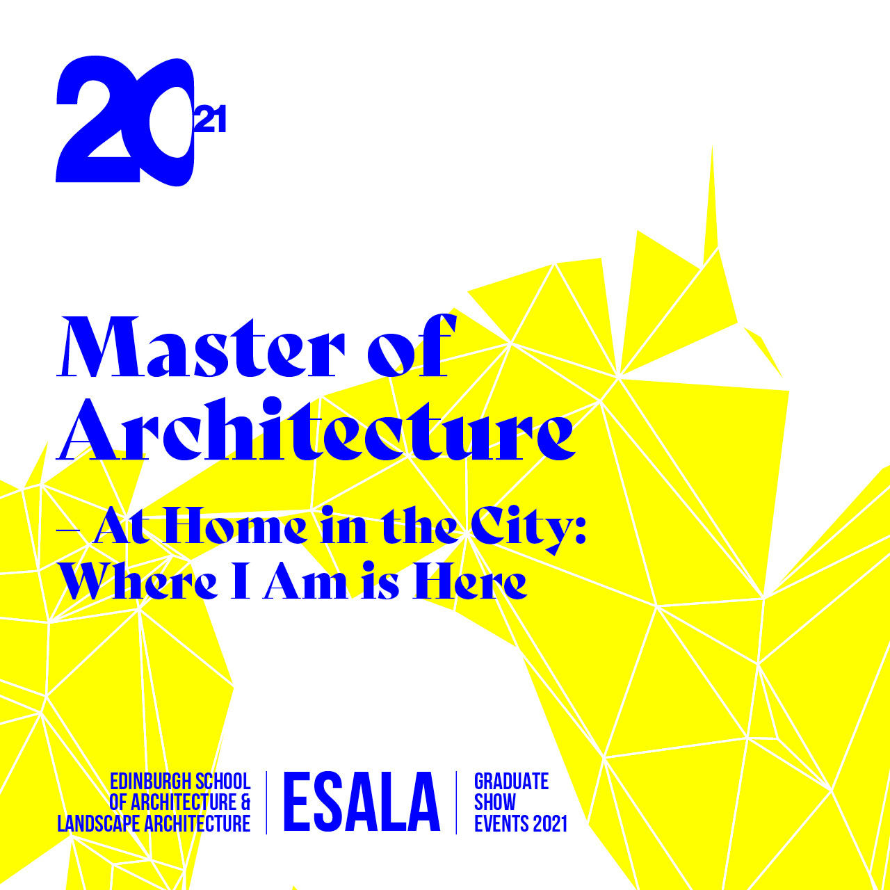 Master of Architecture: At Home in the City: Where I Am is Here