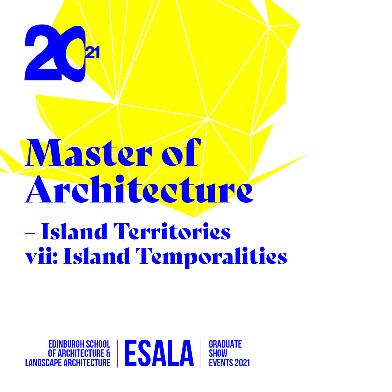 Master of Architecture - Island Territories vii: Island Temporalities